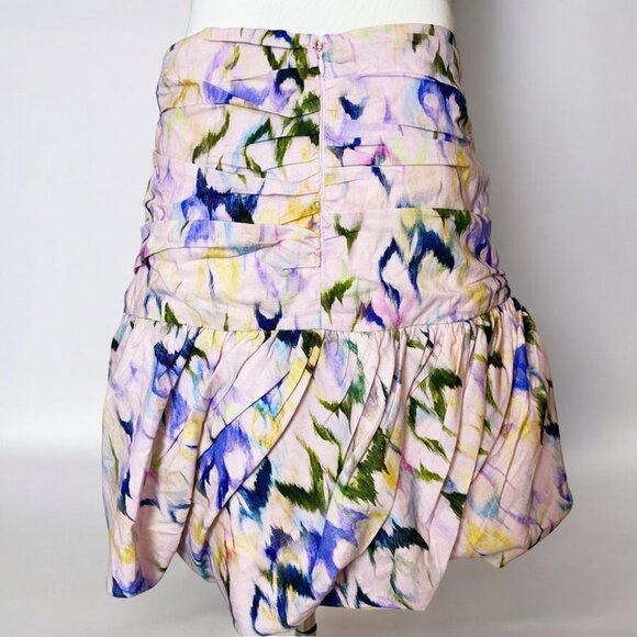 NWT Elliatt Remy Linen Off Shoulder Top and Mini Skirt Set - Picture 10 of 12